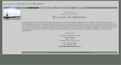 Desktop Screenshot of elliottmartinlaw.com